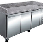 Mesa Refrigerada Euronorm Preparación Pizzas Encimera De Granito Fondo 800 Pz3600tn Clima Hostelería