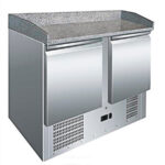 Mesa Refrigerada Gn1/1 Preparación Pizzas Encimera De Granito Fondo 700 S902pz Clima Hostelería