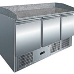 Mesa Refrigerada Gn1/1 Preparación Pizzas Encimera De Granito Fondo 700 S903pz Clima Hostelería