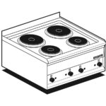 Cocina De Sobremesa Eléctrica Pc-2em Lotus