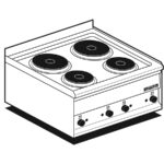 Cocina De Sobremesa Eléctrica Pc-2et Lotus