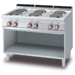 Cocina Modular De 6 Fuegos Eléctrica Pc-712et Lotus