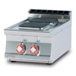 Cocina Sobremesa De 2 Fuegos Eléctrica Pcqt-74et Lotus