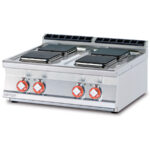 Cocina Sobremesa De 4 Fuegos Eléctrica Pcqt-78et Lotus