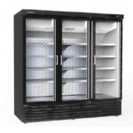 Armario Expositor de Refrigeración 1241 Litros con 3 Puertas de Cristal Color Blanco Gama Supermarket RVC-2003-BB Coreco