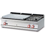 Cocina Sobremesa Placa Con 2 Fuegos A Gas Tp2t-712gp Lotus
