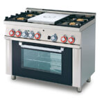 Cocina De 4 Fuegos Con Horno Mixta Tpf4-610gem Lotus