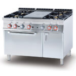 Cocina Modular Placa Y 4 Fuegos Con Horno Mixta Tpf4-912gev Lotus