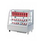 Vitrina Expositora Refrigerada 100 Litros Sobremesa 4 Caras De Cristal Xcw100l Clima Hostelería