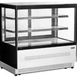 Vitrina Refrigerada Expositora Cristal Recto Con Frío Ventilado Lpd1200f-p Black Clima Hostelería