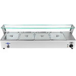 Vitrina Caliente Baño María Vi-4 Gn 1/2 Irimar