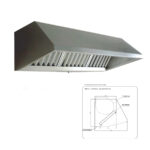 Campana Mural Snack sin Turbina 1000x1000x680h mm CMSS1010 Donbar