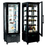 Armario Expositor Refrigerado 400 Litros con 4 Caras de Cristal UPD400-C Clima Hostelería