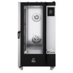 Horno Gastronomía de Gas Digital con Pantalla Táctil de 7" con Carro para 20 Bandejas Gn 2/1 STG 202 V7 T Fm