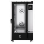 Horno Gastronomía de Gas Digital con Pantalla Táctil de 7" con Carro de 20 Bandejas Gn 1/1 STG 201 V7 T Fm