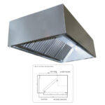 Campana Extractora Mural Recta 1200X800X500 CMRMS128 Donbar