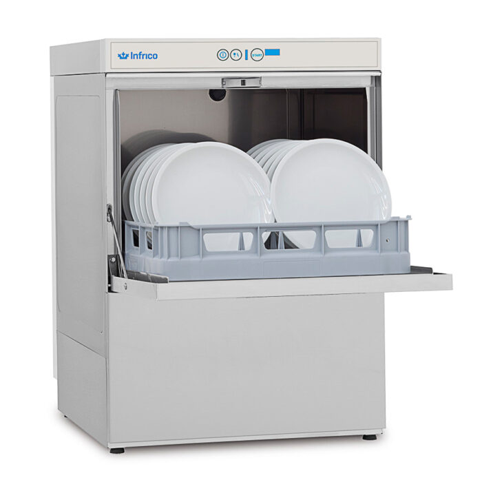 Lavaplatos con dosificador detergente y Bomba desagüe ELECTRONIC Cesta 40x40 LVP3040ED BD Infrico - Imagen 1