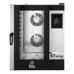 Horno Gastronomía Eléctrico Digital con Pantalla Táctil de 7" con Capacidad para 11 Bandejas Gn 2/1 STG 112 V7 Fm