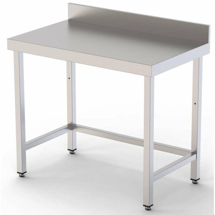 Mesa de Trabajo Acero inoxidable Mural Sin Estante 800x700x850h mm WTW170080S0 - Imagen 1