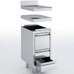 Mueble Neutro Cajonera 3 Cajones Gama 700 Mnc31-70 Eratos