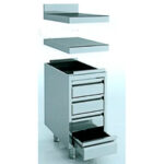Mueble Neutro Cajonera 4 Cajones Gama 600 Mnc4-60 Eratos