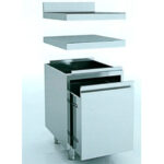 Mueble Neutro Tolva Para Basura Gama 600 Mntb60 Eratos