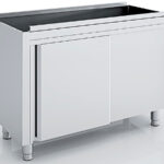 Mueble Neutro Con Puertas Correderas Sin Encimera Gama 700 Mnc70 Eratos