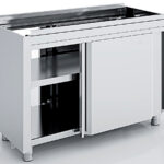 Mueble Neutro Con Puertas Correderas Pasante Sin Encimera Gama 600 Mncp60 Eratos