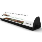 Vitrina Expositora Refrigerada De Tapas Sobremostrador Dos Pisos V28b Sayl