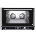 Horno Eléctrico de Panadería con Capacidad para 4 Bandejas de 600x400 con Doble Turbina o 4 Bandejas Gn 1/1 y Panel Digital RXD 604 Plus Fm