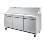 Mesa Undercounter De Refrigeración Para Ensaladas/sandwiches Megatop Uc 72 Pmt Infrico