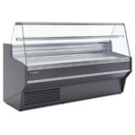 Vitrina Expositora Refrigerada con Reserva Cristal Recto Evaporador Estático SERIE CVE-8 1025x800x1235h mm CVE-8-10-R CORECO