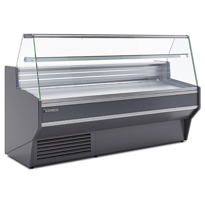 Vitrina Expositora Refrigerada con Reserva Cristal Recto Evaporador Estático SERIE CVE-8 1025x800x1235h mm CVE-8-10-R CORECO - Imagen 1