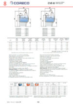 Vitrina Expositora Refrigerada con Reserva Cristal Recto Evaporador Estático SERIE CVE-8 1025x800x1235h mm CVE-8-10-R CORECO - Imagen 3