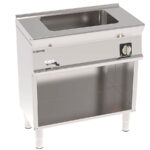 Baño María Eléctrico 1 Cuba GN1/1 con Grifo de Vaciado Modular Gama M90 - 800x450x900h mm M9MBM80EM INFRICO