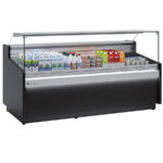 Vitrina Expositora Refrigeradora con Reserva Cristal Recto Evaporador Estático SERIE CVE-9-RC - 1505x960x1105h mm CVE-9-15-RC CORECO