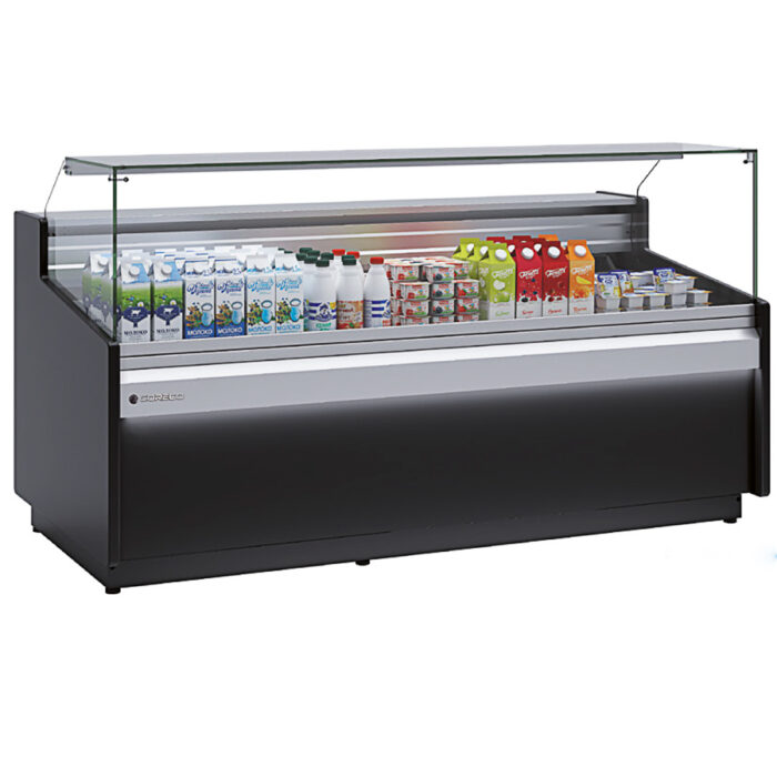 Vitrina Expositora Refrigeradora con Reserva Cristal Recto Evaporador Estático SERIE CVE-9-RC - 1505x960x1105h mm CVE-9-15-RC CORECO - Imagen 1