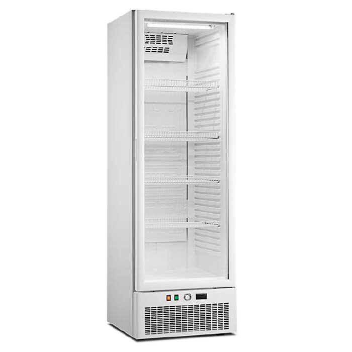 Armario Expositor Refrigerado 1 Puerta de Cristal 4 Estantes 317 Litros 600x620x1800h mm A4BCP-E Horekus - Imagen 1