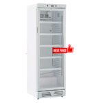 Armario Expositor Refrigerado 1 Puerta de Cristal 5 Estantes 382 Litros 595x655x1830h mm KL 390 VG -B Horekus