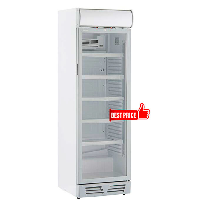 Armario Expositor Refrigerado 1 Puerta de Cristal 5 Estantes 382 Litros 600x655x1950h mm KEKG 390-C Horekus - Imagen 1