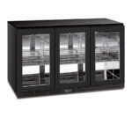 Armario Expositor Refrigerado Horizontal 3 Puertas de Cristal 2 Estantes 254 Litros 1350x526x852h mm KOLD BAR 300 Horekus