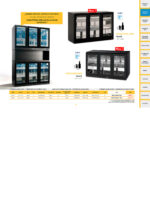 Armario Expositor Refrigerado Horizontal 3 Puertas de Cristal 2 Estantes 254 Litros 1350x526x852h mm KOLD BAR 300 Horekus - Imagen 2