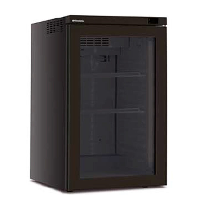 Armario Expositor Refrigerado Vertical Premium 1 Puerta de Cristal 2 Estantes 125 Litros 595x645x840h mm KICOOL30G -B Horekus - Imagen 1