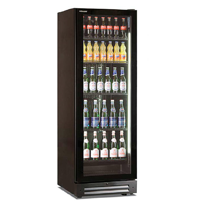 Armario Expositor Refrigerado Vertical Premium 1 Puerta de Cristal 5 Estantes 274 Litros 600x651x1861h mm KICOOL 401G -SZ-B Horekus - Imagen 1