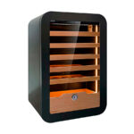 Armario Expositor Refrigerado para Vinos 1 Puerta de Cristal 121 Litros 36 Botellas 5 Estantes 540x550x830h mm KVINUM - BL Horekus