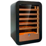 Armario Expositor Refrigerado para Vinos 1 Puerta de Cristal 121 Litros 36 Botellas 5 Estantes 540x550x830h mm KVINUM - GR Horekus