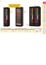 Armario Expositor Refrigerado para Vinos 1 Puerta de Cristal 305 Litros 112 Botellas 15 Estantes 450x690x1800h mm KSW 112 1TB Horekus - Imagen 2