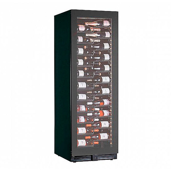Armario Expositor Refrigerado para Vinos 1 Puerta de Cristal 438 Litros 128 Botellas 11 Estantes 595x690x1800h mm KW180 Horekus - Imagen 1
