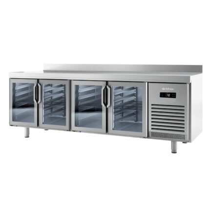 Mesa Refrigerada Con Puertas De Cristal Bmpp 2500 Cr Infrico