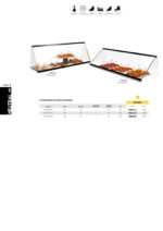 Vitrina Expositora Neutra para Pastelería Cristal Recto Sobremesa Gama Pitágoras 1120X340X240h mm ESR36-B Sayl - Imagen 2
